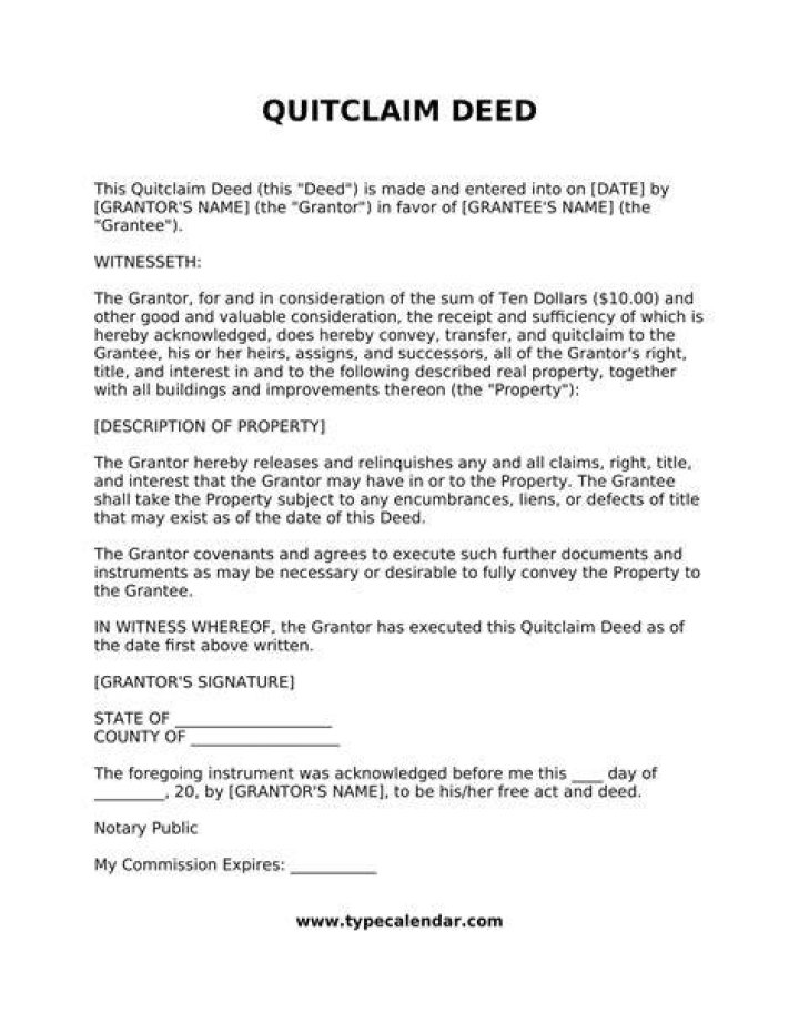 Are quitclaim deeds legal in Colorado?