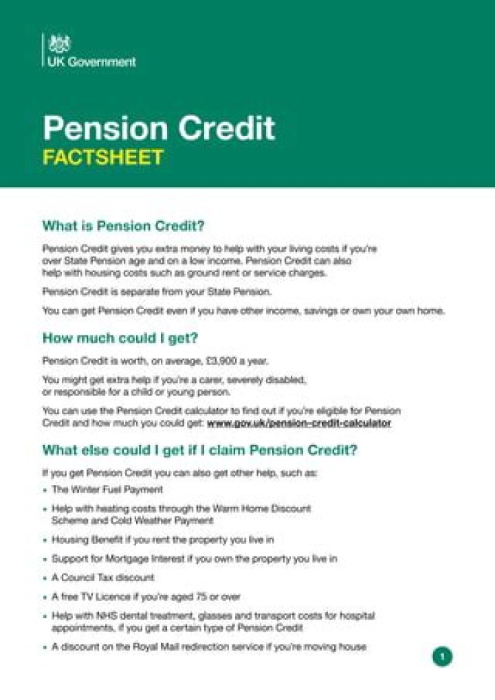 Can I get pension credit as well as my pension?