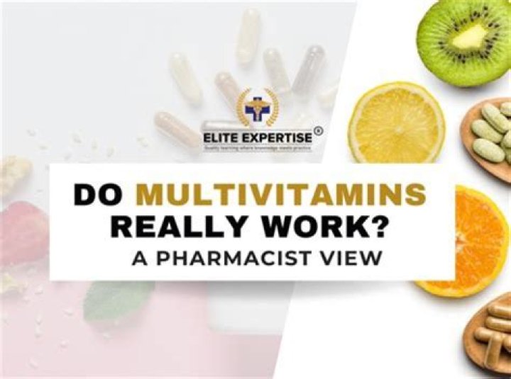 Do OTC vitamins really work?