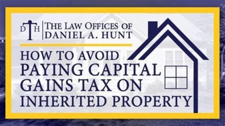 How do I avoid capital gains tax on an inherited house?