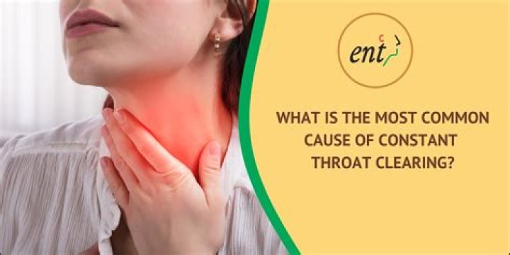 How do I stop constant throat clearing?