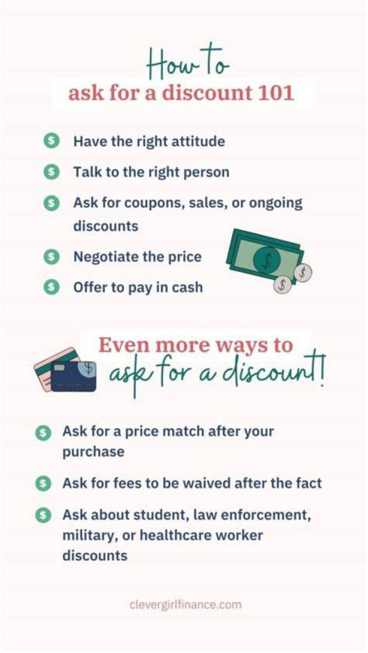 How do you ask for a discount from a vendor?