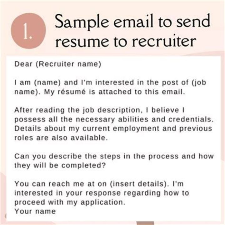 How do you call after sending a resume?
