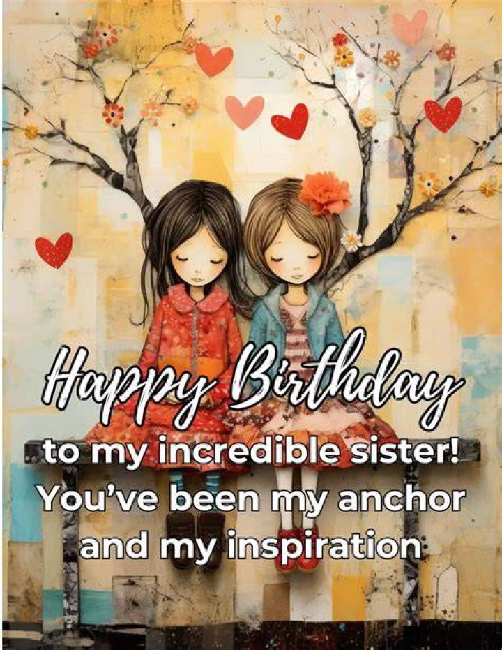 How do you say best wishes to your sister?