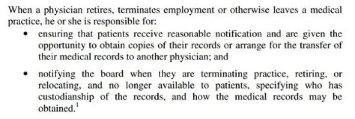 How do you tell your doctor you are leaving his practice?