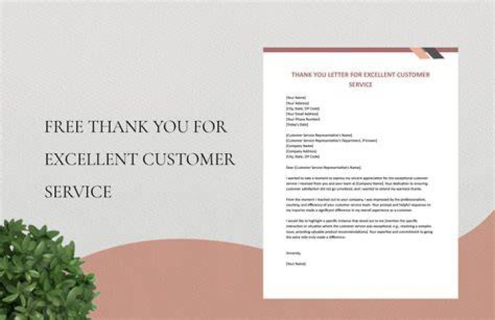 How do you thank someone for excellent service?