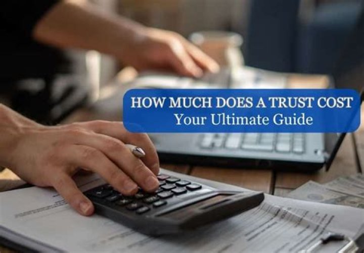 How much does an estate trust cost?