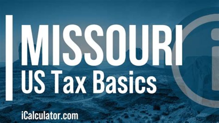 Is there an extension on paying Missouri state taxes?