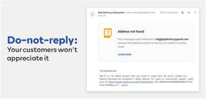 What is a do not reply message in wording?