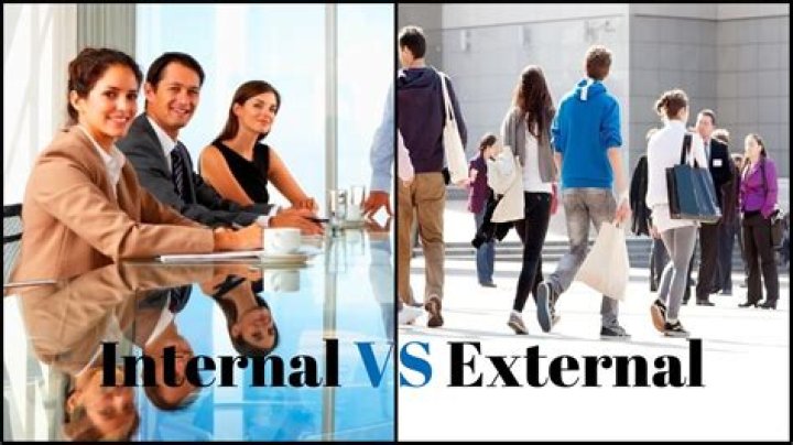 What is the difference between internal and external sources?