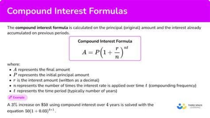 What is the formula of compound interest with example?